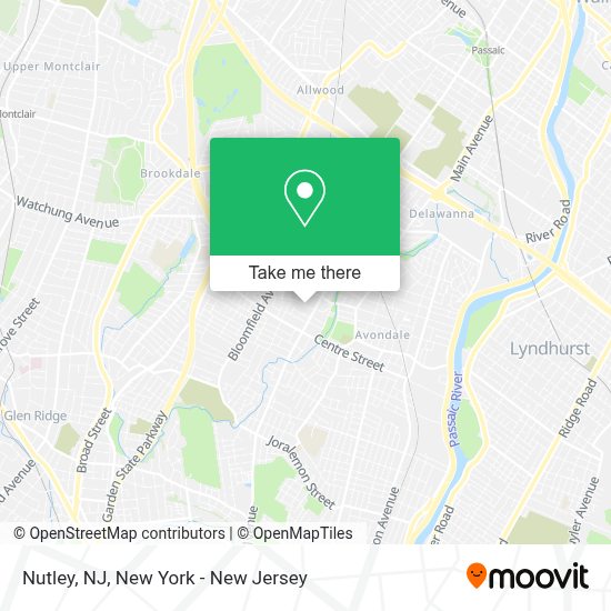 C Mo Llegar A Nutley NJ En Nutley Nj En Autob S Tren O Tren Ligero 19028192 