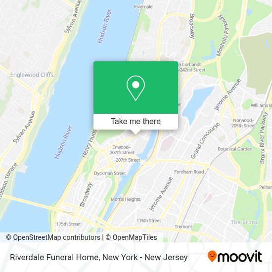 how to get to riverdale funeral home in manhattan by subway bus or train on seaman car service riverdale ny