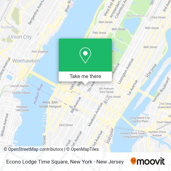 Econo lodge times square, new york city: How To Get To Econo Lodge Time Square In Manhattan By Bus Subway Or Train