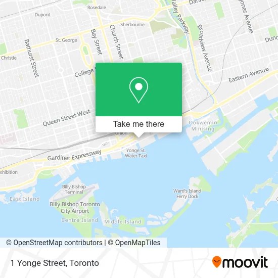 How To Get To 1 Yonge Street In Toronto By Bus Subway Train Or Streetcar