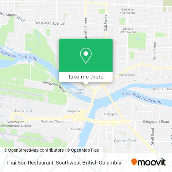 How To Get To Thai Son Restaurant In Vancouver By Bus Or Metro