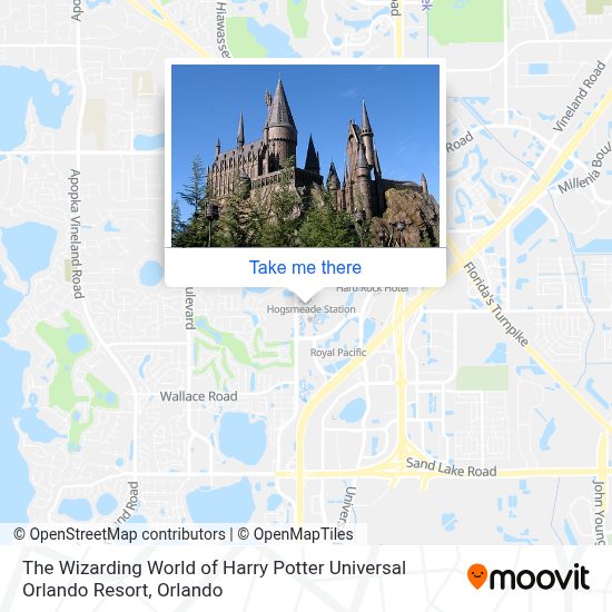 Universal Orlando Harry Potter Map 196150000 