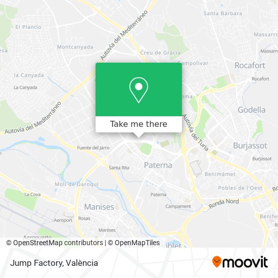 How To Get To Jump Factory In Paterna By Bus Or Metrovalencia