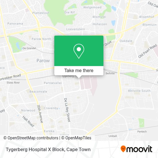 How To Get To Tygerberg Hospital X Block In Bellville By Train Or Bus 27131287 