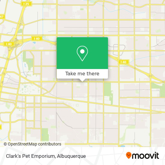 how to get to clarks pet emporium in albuquerque by bus on clark's pet emporium on lomas and san mateo