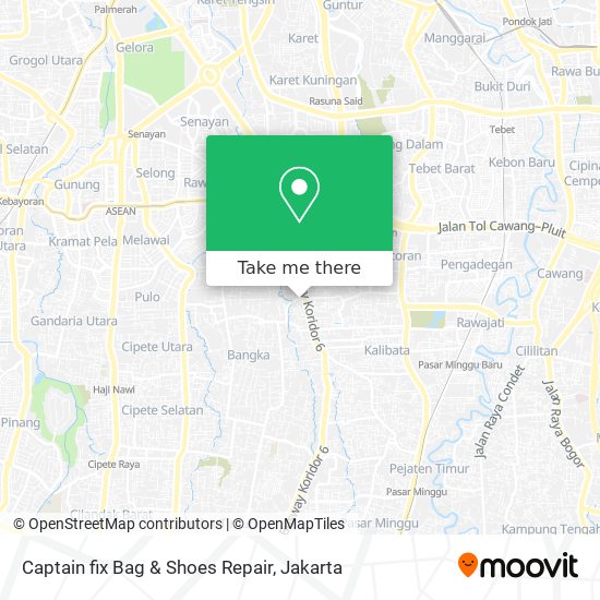 So i went searching.and found this place. How To Get To Captain Fix Bag Shoes Repair In Jakarta Selatan By Bus Or Train