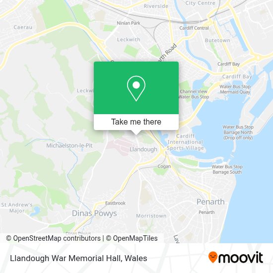 How To Get To Llandough War Memorial Hall In The Vale Of Glamorgan By 189606710 