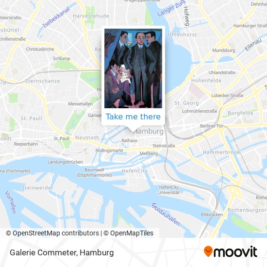 How To Get To Galerie Commeter In Hamburg Mitte By Bus Subway Train S Bahn Or Ferry
