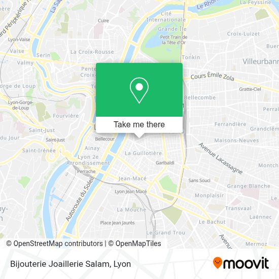 How To Get To Bijouterie Joaillerie Salam In Lyon 3e Arrondissement By Bus Metro Or Light Rail