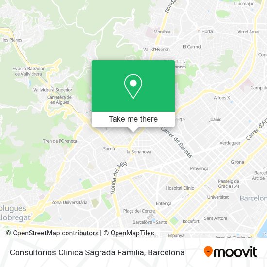 Health care facilities & svcs ; How To Get To Consultorios Clinica Sagrada Familia In Barcelona By Bus Metro Or Train