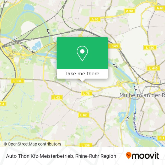 How To Get To Auto Thon Kfz Meisterbetrieb In Mulheim An Der Ruhr By Bus Light Rail Train Or Subway