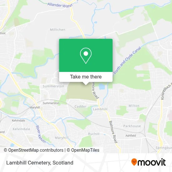 How To Get To Lambhill Cemetery In Glasgow City By Bus Or Train