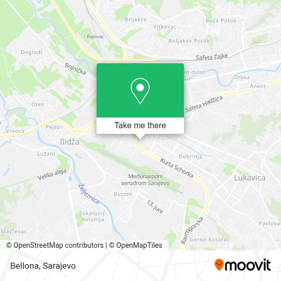 How To Get To Bellona In Ilidza By Bus Metro Light Rail Or Ferry