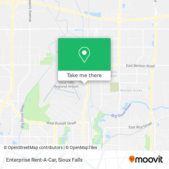 how to get to enterprise rent-a-car in sioux falls sd by bus on sioux falls airport alamo car rental
