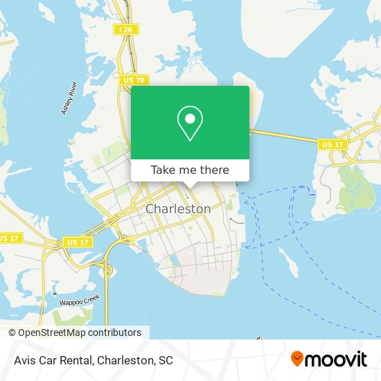 how to get to avis car rental in charleston central by bus on avis car rental summerville sc