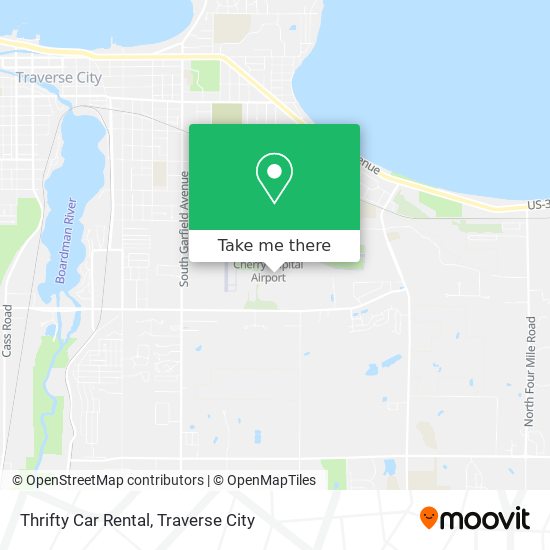how to get to thrifty car rental in traverse city by bus on thrifty car rental traverse city