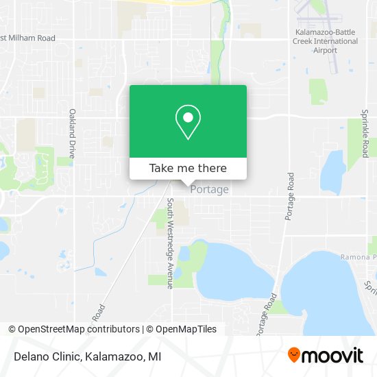 how to get to delano clinic in portage by bus on borgess women's health portage