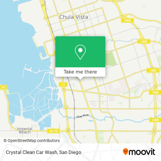 how to get to crystal clean car wash in chula vista by bus or cable car on 5 dollar car wash chula vista