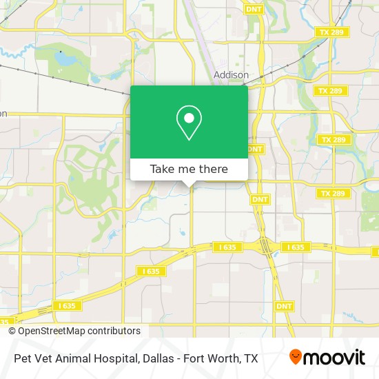 how to get to pet vet animal hospital in farmers branch by bus or light rail on pet vet animal hospital farmers branch