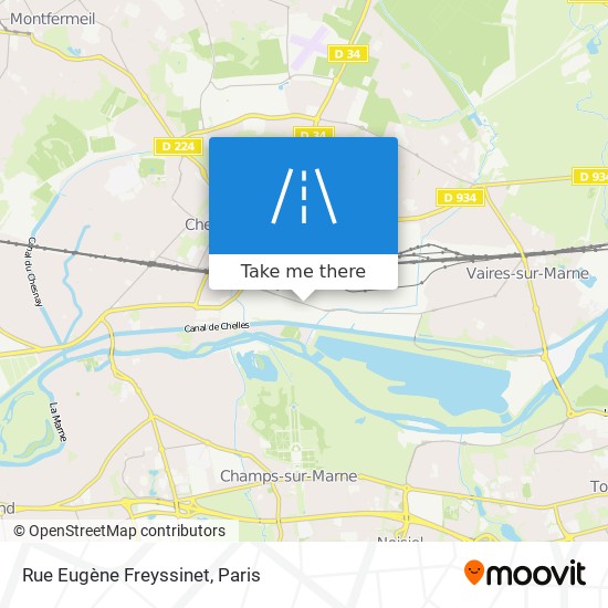 How To Get To Rue Eugene Freyssinet In Paris By Bus Rer Metro Or Train