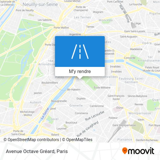 Telephone number 33 (1) 40 76 10 10. Comment Aller A Avenue Octave Greard A Paris En Bus Metro Train Rer Ou Tram