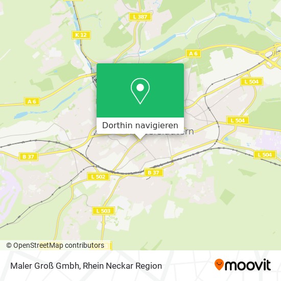 Wie Komme Ich Zu Maler Gross Gmbh In Kaiserslautern Mit Der Strassenbahn Der Bahn Oder Dem Bus Moovit
