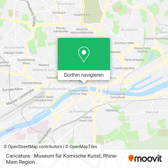 Wie Komme Ich Zu Caricatura Museum Fur Komische Kunst In Frankfurt Am Main Mit Dem Bus Der Bahn Der U Bahn Der S Bahn Oder Der Strassenbahn