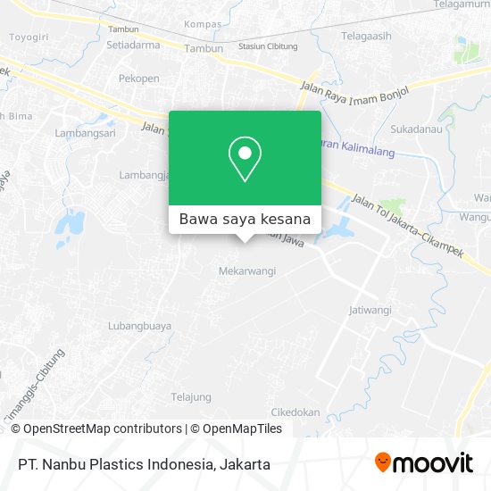 Free Cara Ke Pt Nanbu Plastics Indonesia Di Bekasi Menggunakan Bis Atau Kereta Mockups PSD