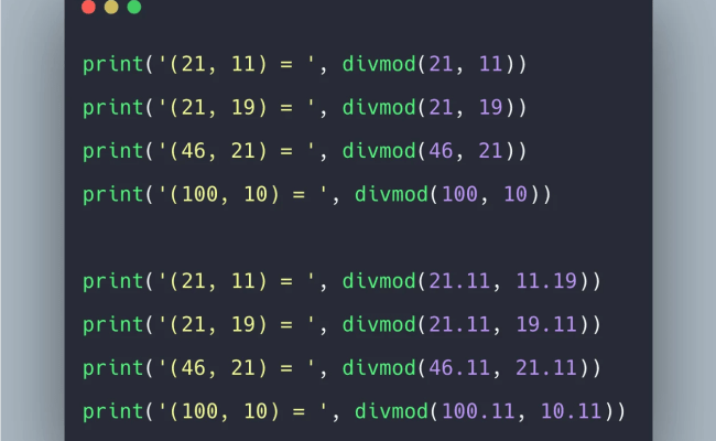 Div mod в питоне. Див и мод в питоне. div в питоне. divmod в python. div mod python.