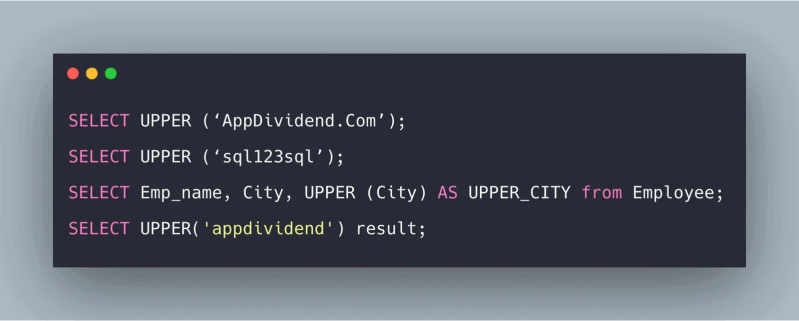 Upper Function In Mssql And Mysql - Premium Abstract Illustration Gallery - Retina