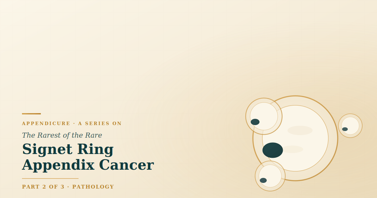 Signet ring appendix cancer pathology series Part 2 featured image