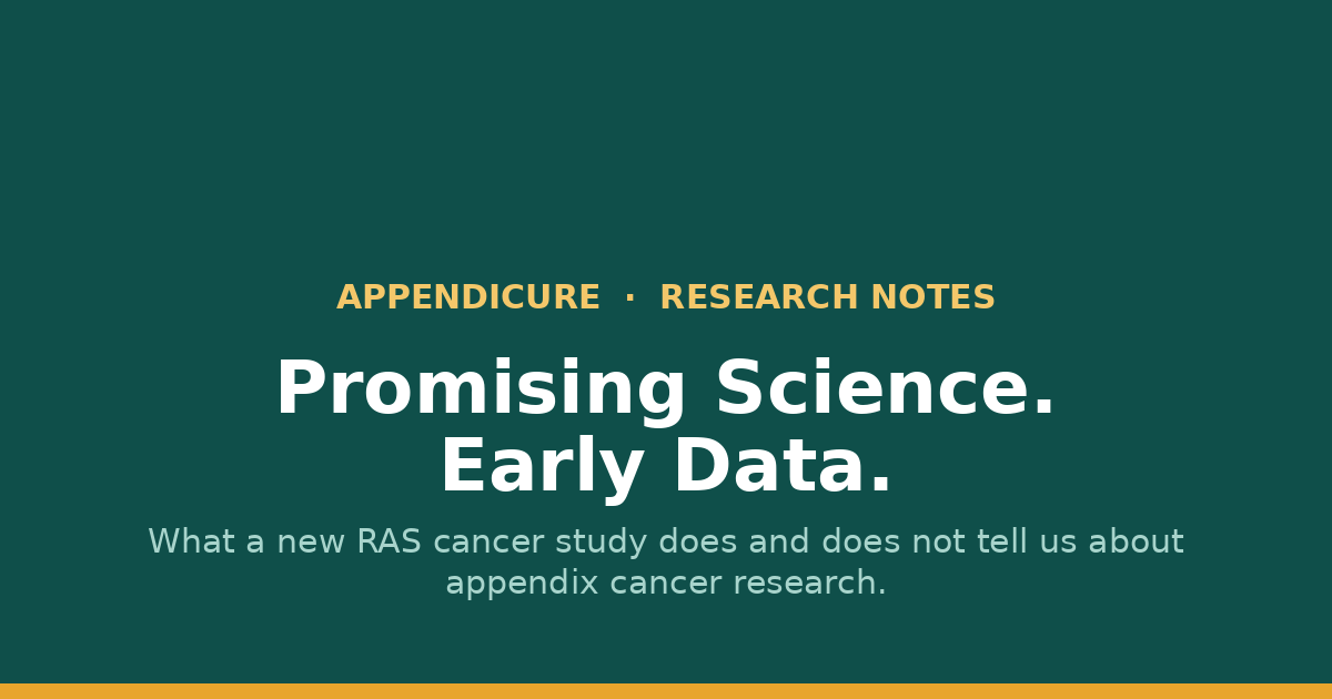 A new RAS study and what it means for appendix cancer research