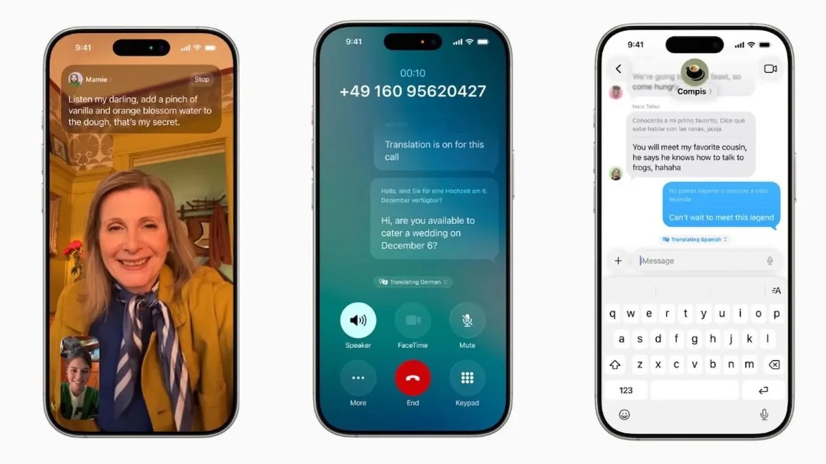 Traducción en vivo en llamadas y mensajes en iOS Traducción en vivo en llamadas y mensajes en iOS