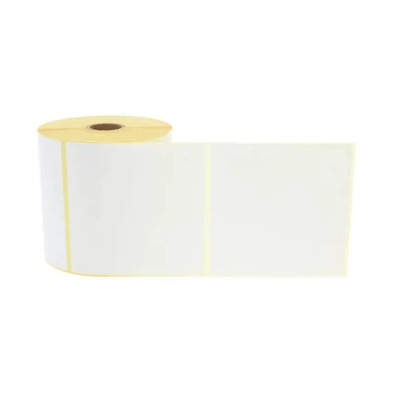 Rouleau étiquette thermique 100x100mm carré pour logistique et alimentaire