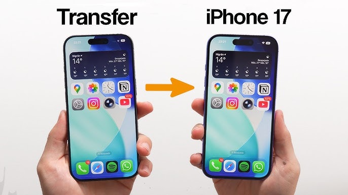 Apple Mac Man guide on transferring photos, apps, and settings to iPhone 17 Pro