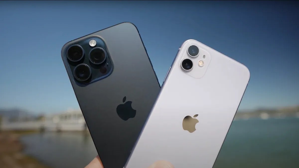 Apple Mac Man iPhone 11 vs iPhone 15 Pro Max comparison 2025 at affordable prices