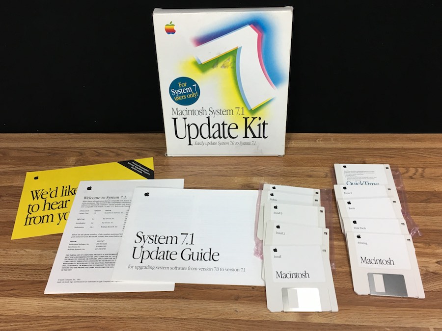 Macintosh System 7.1 Update Kit – Apple Rescue of Denver