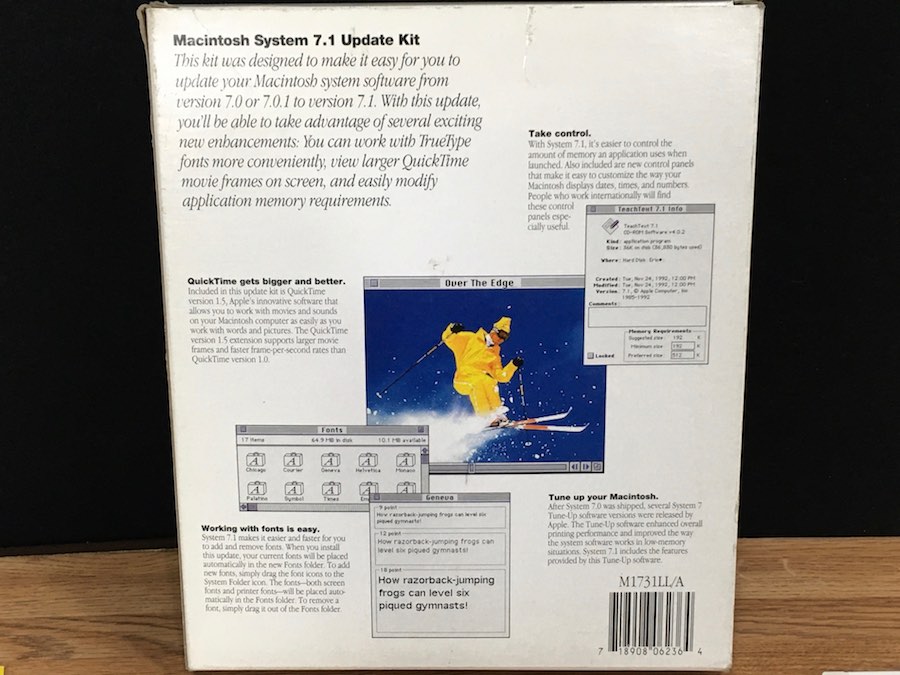 Macintosh System 7.1 Update Kit – Apple Rescue of Denver