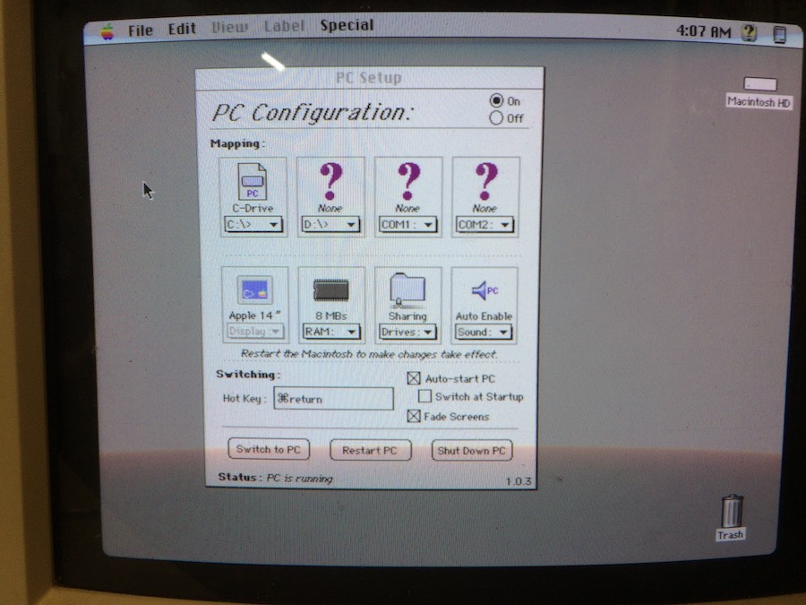 ジャンク Radius Reply DOS on Mac Card Found DOS card in a boxed 6115 CD | TinkerDifferent