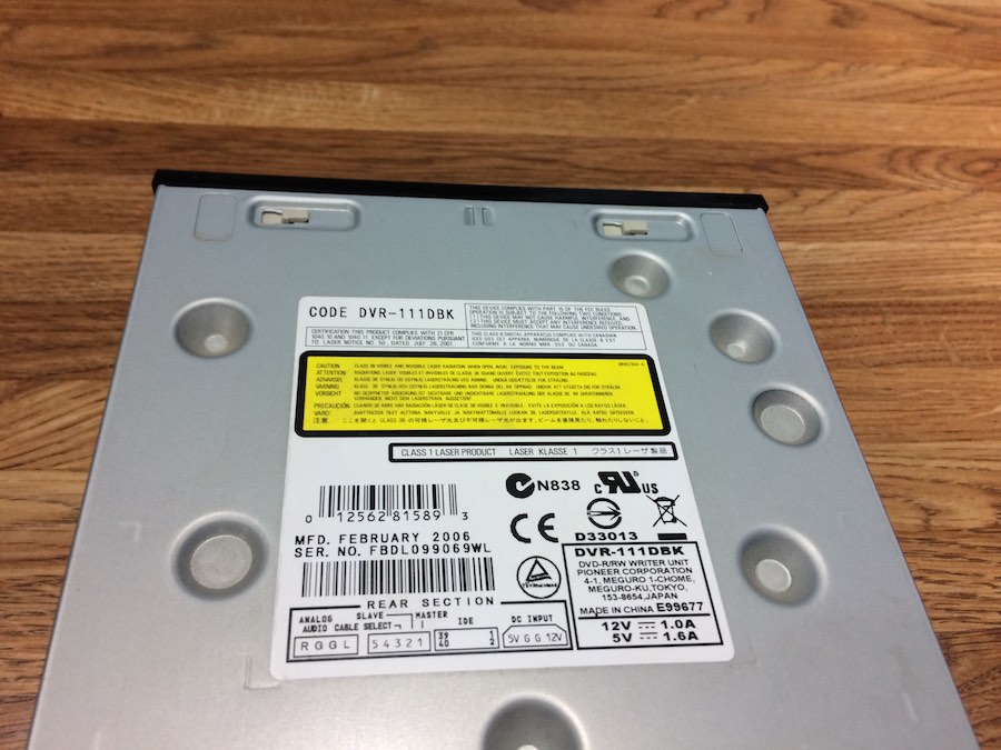 Pioneer 16x DVD-RW – DVR-111DBK – Apple Rescue of Denver