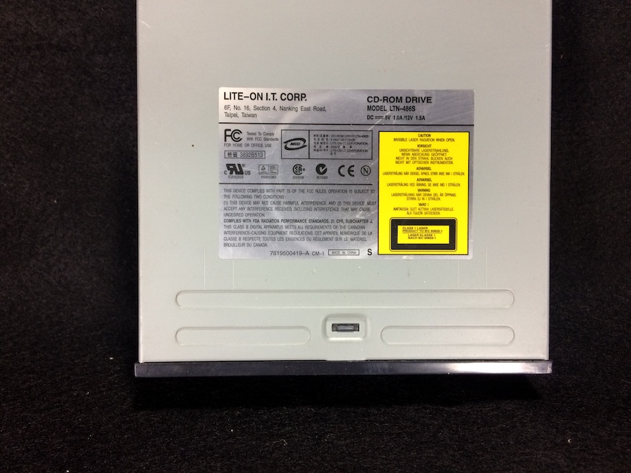 LITE-ON, LTN-486S Internal IDE 48x CD-ROM – Apple Rescue of Denver