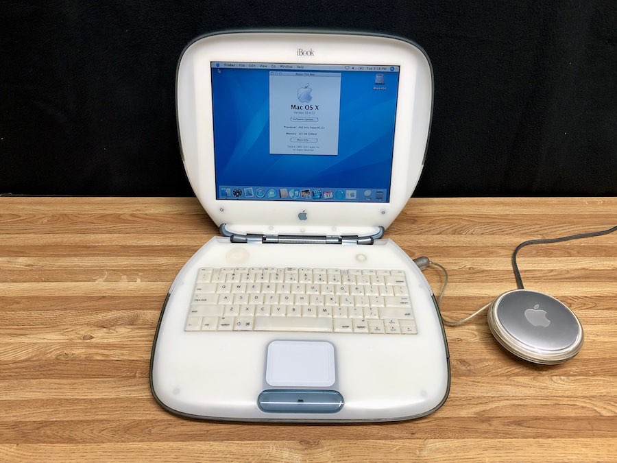 iBook G3 Clamshell – Blueberry – Apple Rescue of Denver