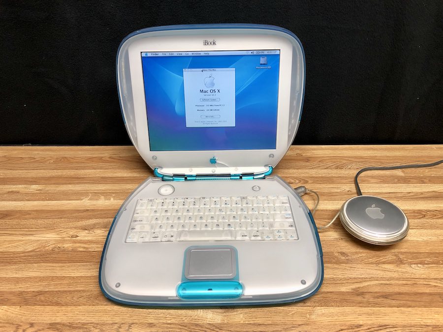 iBook G3 Clamshell – Blueberry – Apple Rescue of Denver