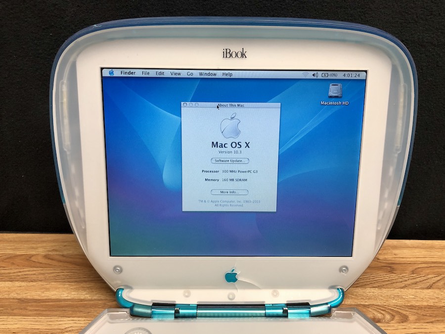 iBook G3 Clamshell – Blueberry – Apple Rescue of Denver