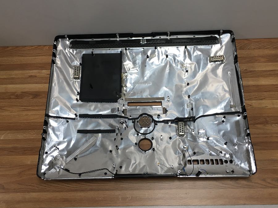 Apple iMac A1225 背面ポート・ラベルの写真 iMac 24″ (Alu) A1225 Rear Housing Cover – Apple Rescue of Denver
