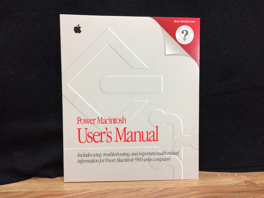 Power Macintosh 5500 Series User's Manual – Apple Rescue of Denver