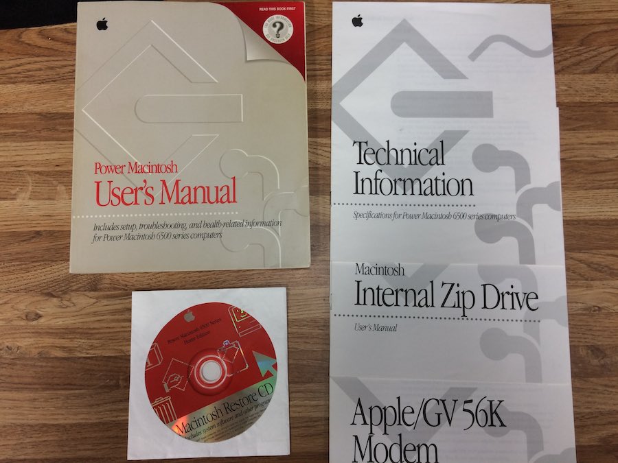 Power Macintosh 6500 Series Manuals and Software – Apple Rescue of
