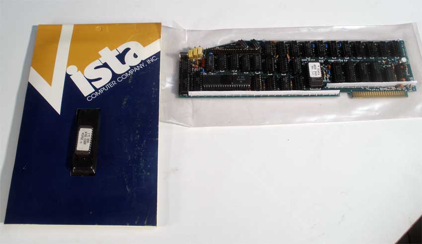 Vista Computer A800 8″ Disk Controller Card and Chip – Apple