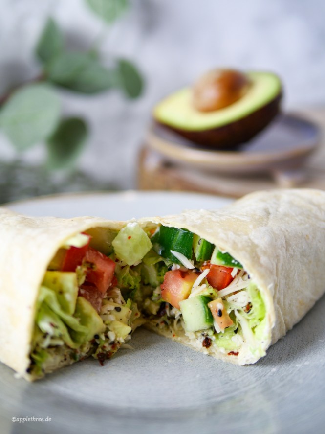 Avocado Wrap Rezept schnell einfach