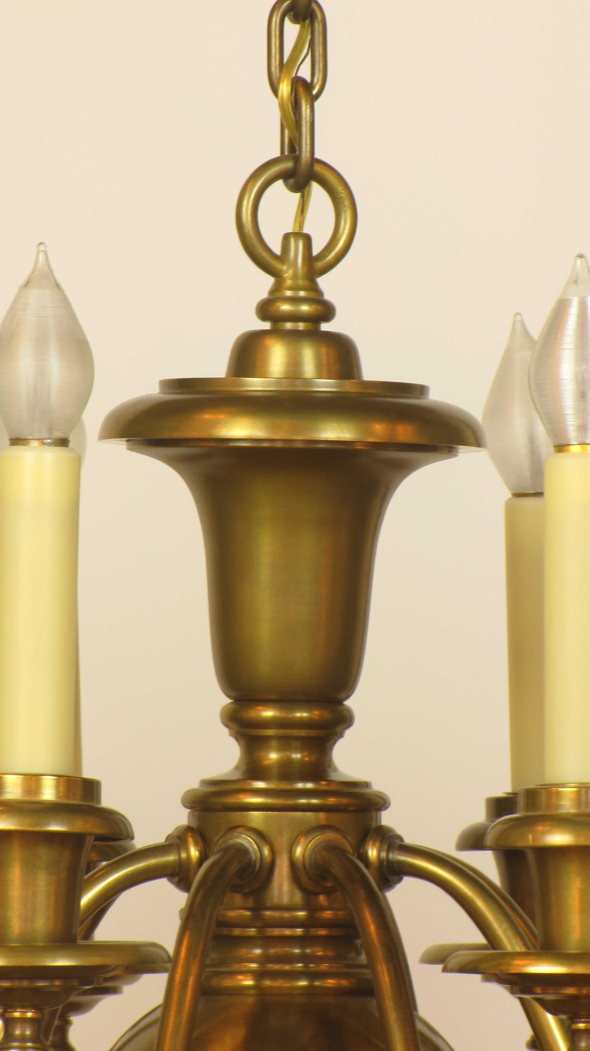 Eight Arm Colonial Style Chandelier Appleton Antique Lighting